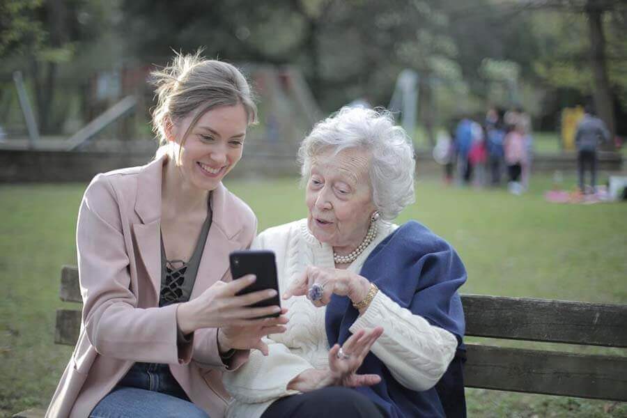 Family at the park